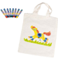 Bag with Fabric Crayons