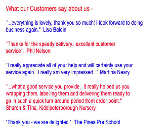 What our customers say about us