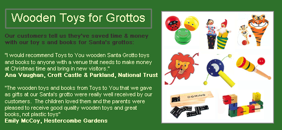 Toys for Santa's Grottos this Christmas